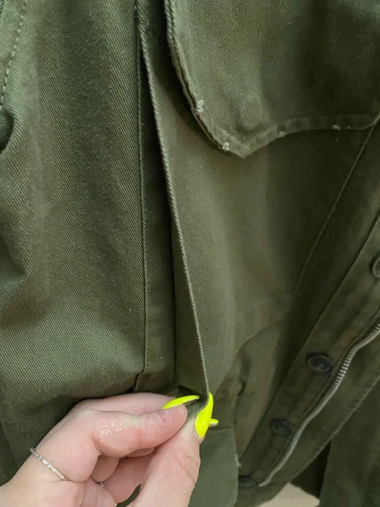 Anthropologie Pilcro cotton Utility Jacket size XL - Picture 13 of 16